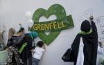 Memorial at anniversary of Grenfell Tower fire tragedy © Julio Etchart
