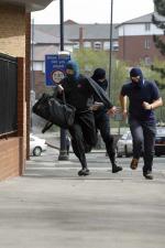 Heist. Scene of crime set up for the Criminal Cases Review Commission. © Roy Peters