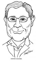 Julian Bray, Broadcaster & Journalist  as seen by Kenny &copy; JULIAN BRAY Tel: 01733 345581