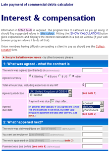 [Interest calculator]