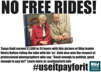 Campaign graphic: No free rides!
