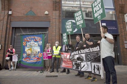 Picket in Belfast 21/08/22