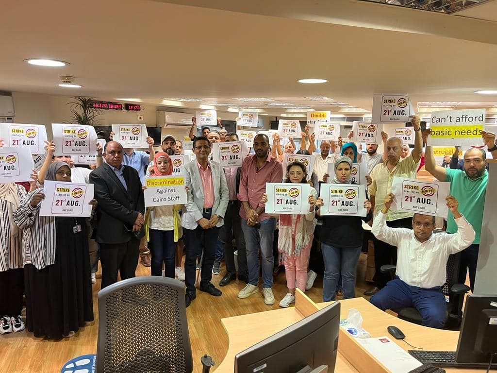 Strikers in Cairo