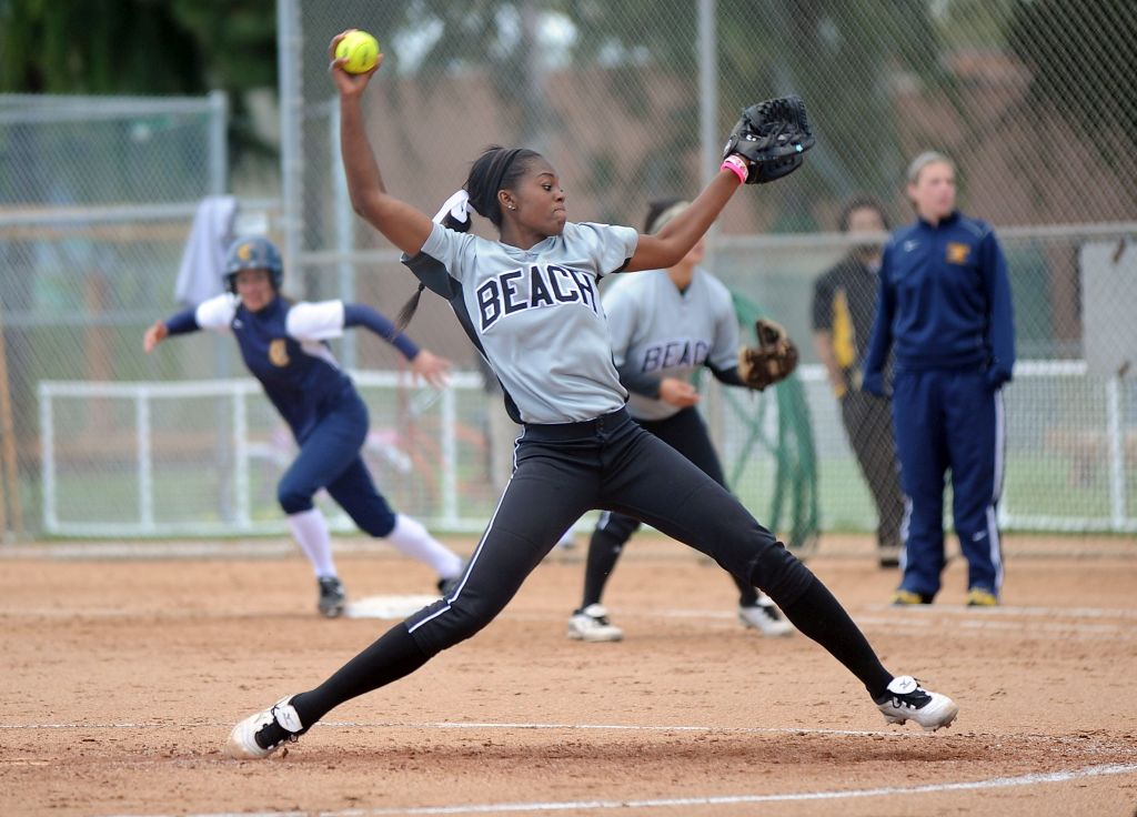 Softball pitcher