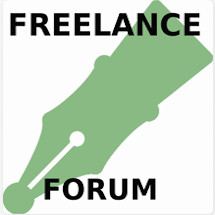 Forum logo: pen nib