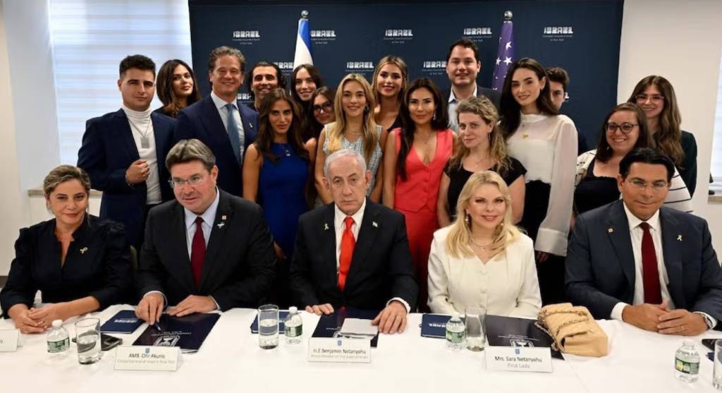 Photo of a meeting - see caption