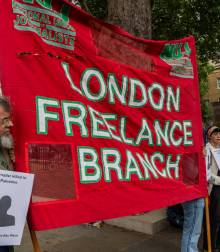 Branch banner on Whitehall