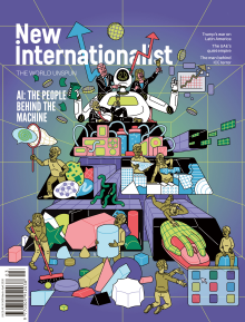 Magazine cover: AI - the people behind the machine