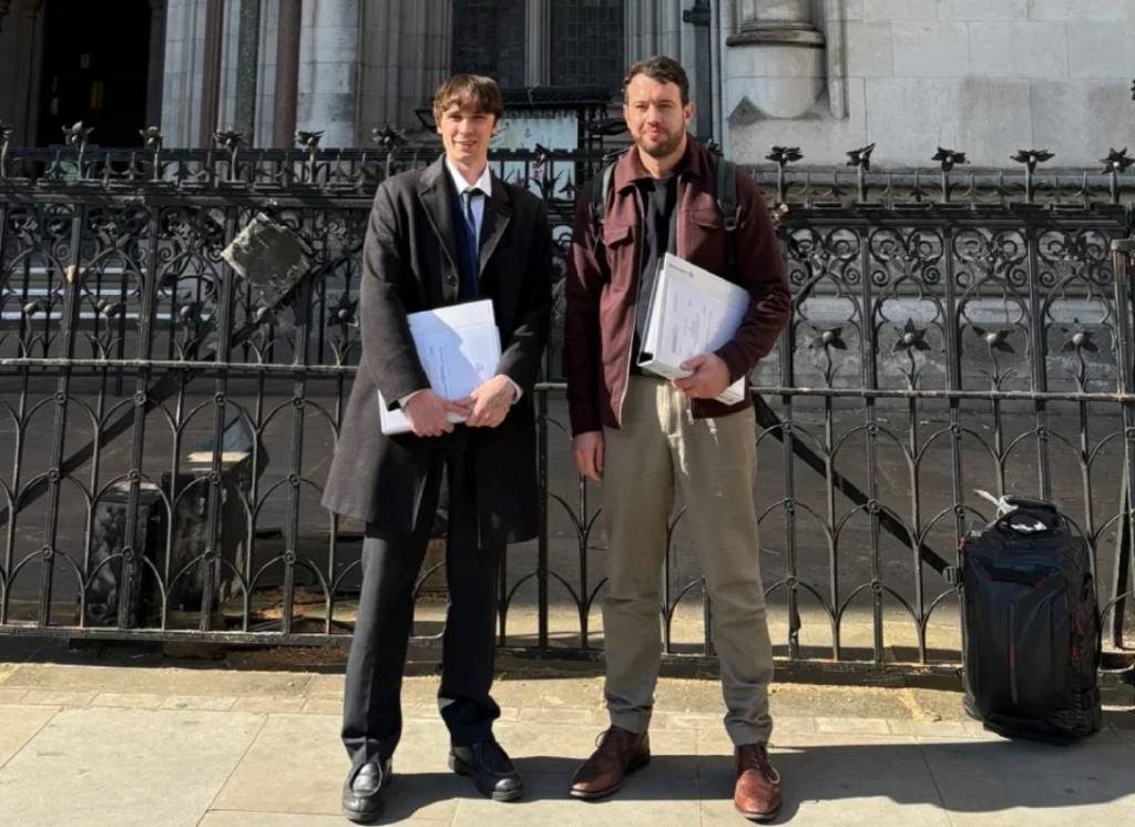 Outside the High Court