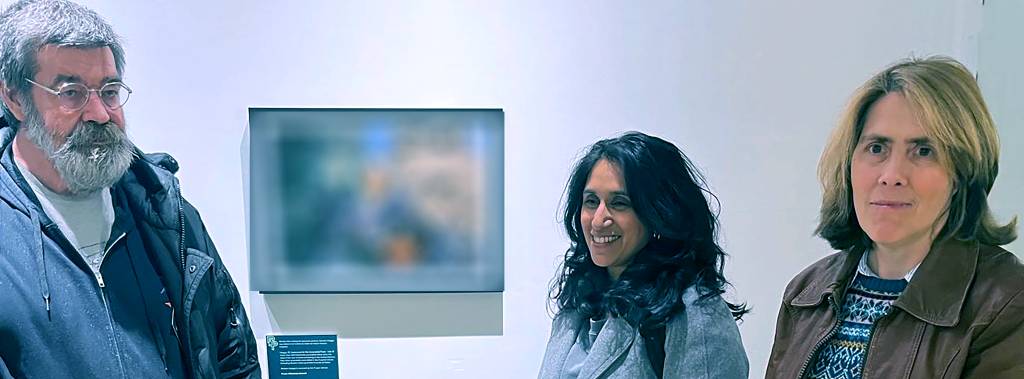 Brnach committee members at the gallery