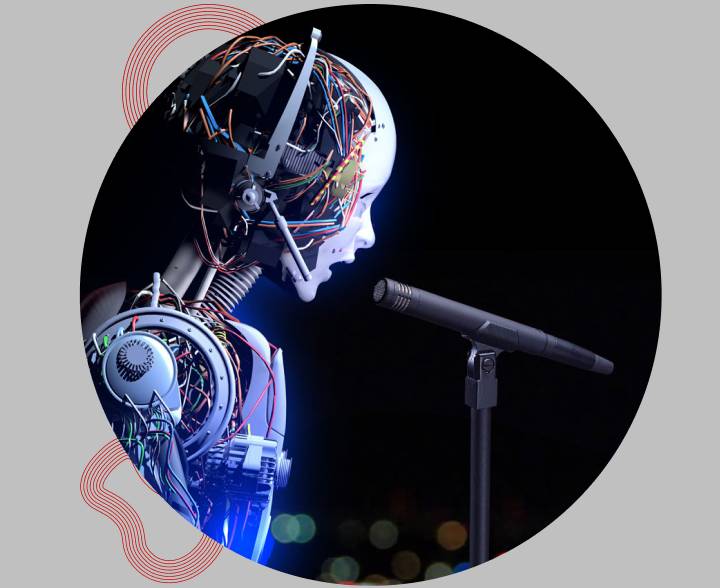 Singing robot