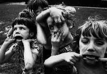 Photo of kids gurning