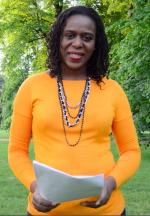 Francine Beleyi in a park  &copy; Francine Beleyi
