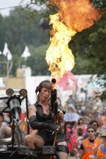 Glastonbury Fire &copy; Jamie Newson-Smith