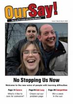 OurSay magazine, produced by and for people with learning difficulties &copy; Alan Slingsby