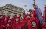 Extinction Rebellion rally in London © Julio Etchart