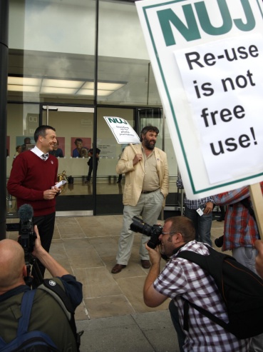 The protest: photo © Pete Jenkins