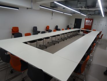 A meeting room at the NUJ HQ