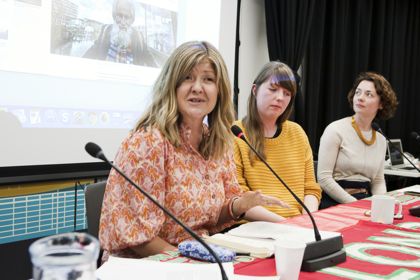 Nori Jemil, Kelly Oakes and Laura Laker; Photo: Hazel Dunlop