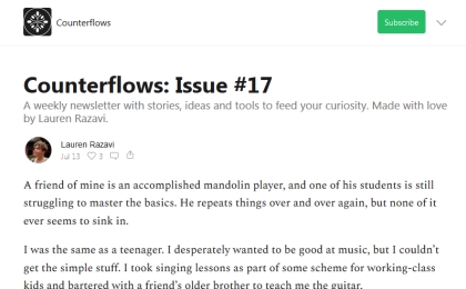 Counterflow on Substack