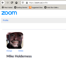 A Zoom profile