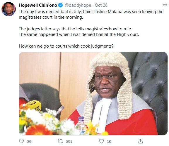 Probably the offending Tweet