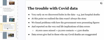 Pamela Duncan's slide: The trouble with covid data