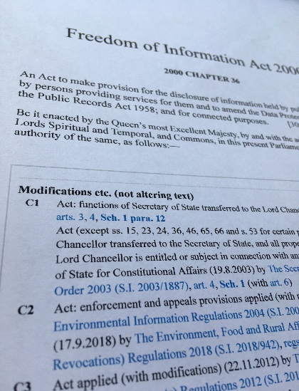 The Freedom of Information Act