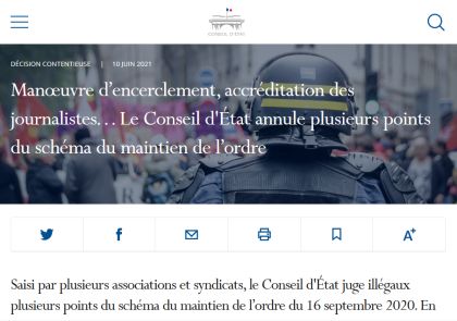 The Council of State announcement