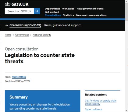 The government announcement