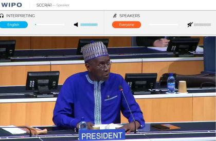 The chair of the session, M. Abdoul Aziz Dieng