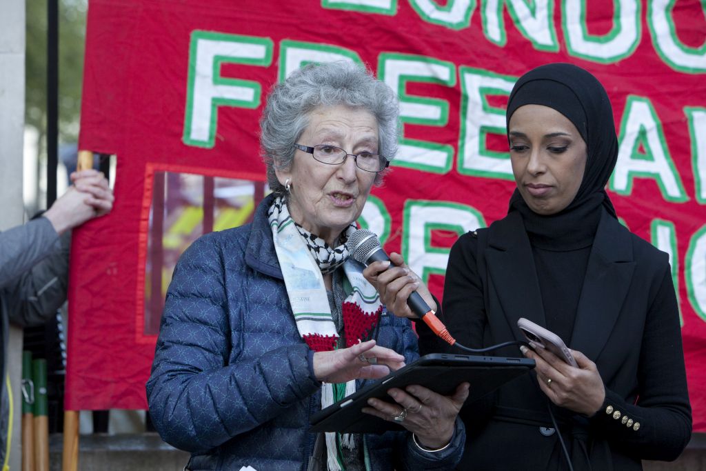 At the rally: see caption