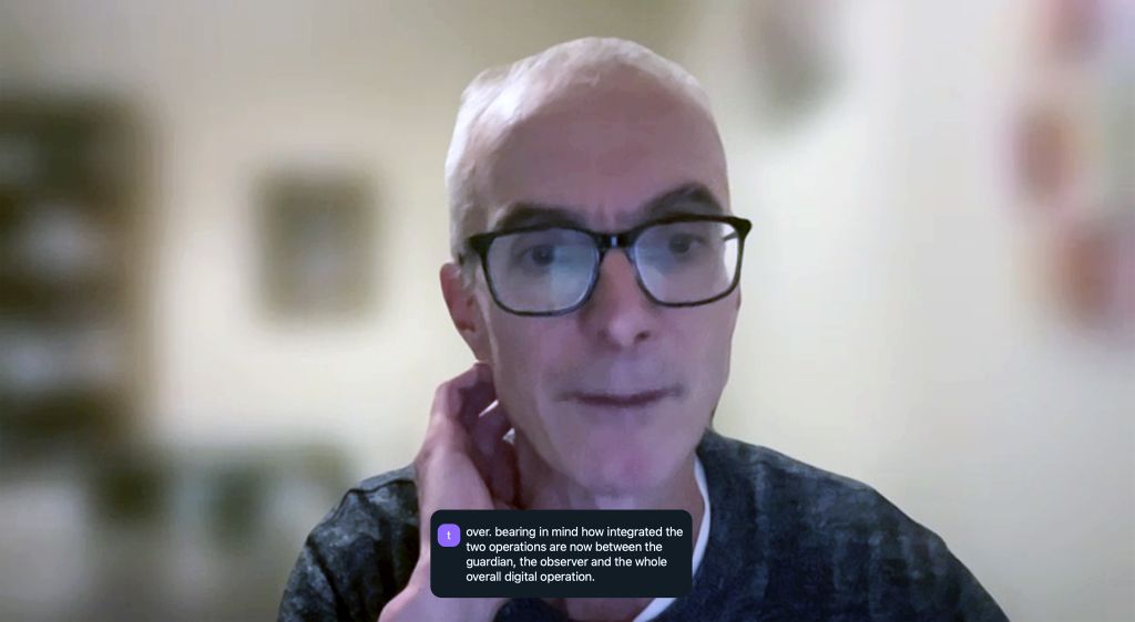 Tom Davies on Zoom