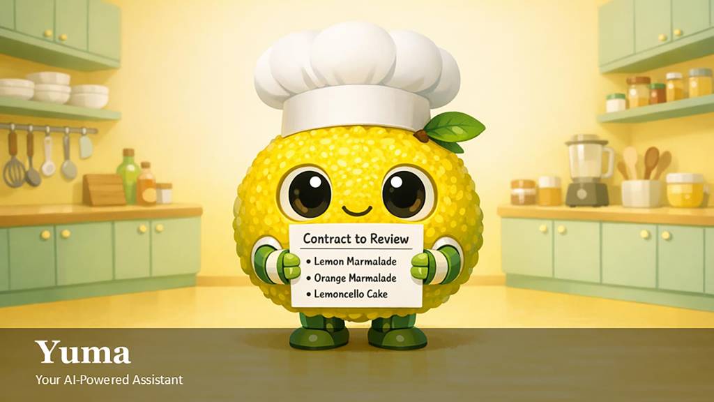 A citric 'AI' assistant offers a contract