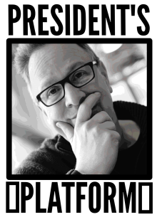 [NUJ President Tim Dawson; © Lucy Adams]